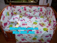 Chăn ga gối quây cũi cho giường cũi trẻ em HPK-No1